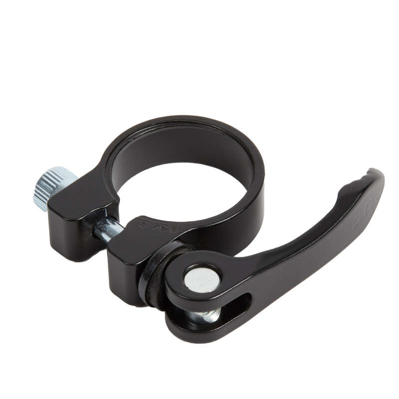 Saddle Clamp Lever 31.8 mm Black Decathlon
