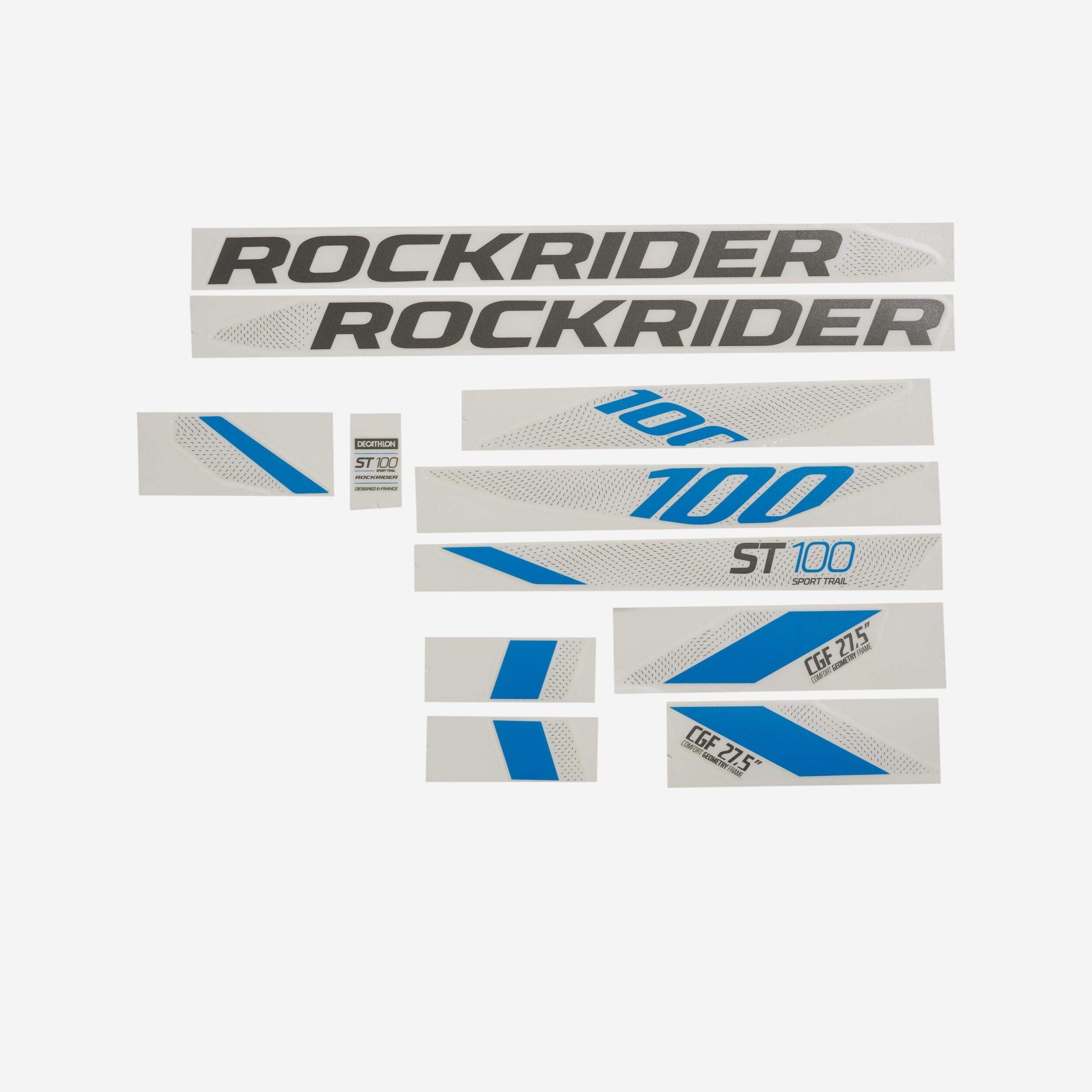 ROCKRIDER Sticker-Set E-ST 100 gelb | 03583787948460 ROCKRIDER Sticker-Set E-ST 100 gelb | 03583787948460
