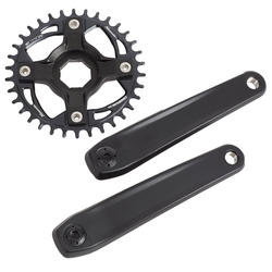 Crankstel met enkel blad 32 tanden 175 mm voor MTB E-EXPLORE met Brose-motor