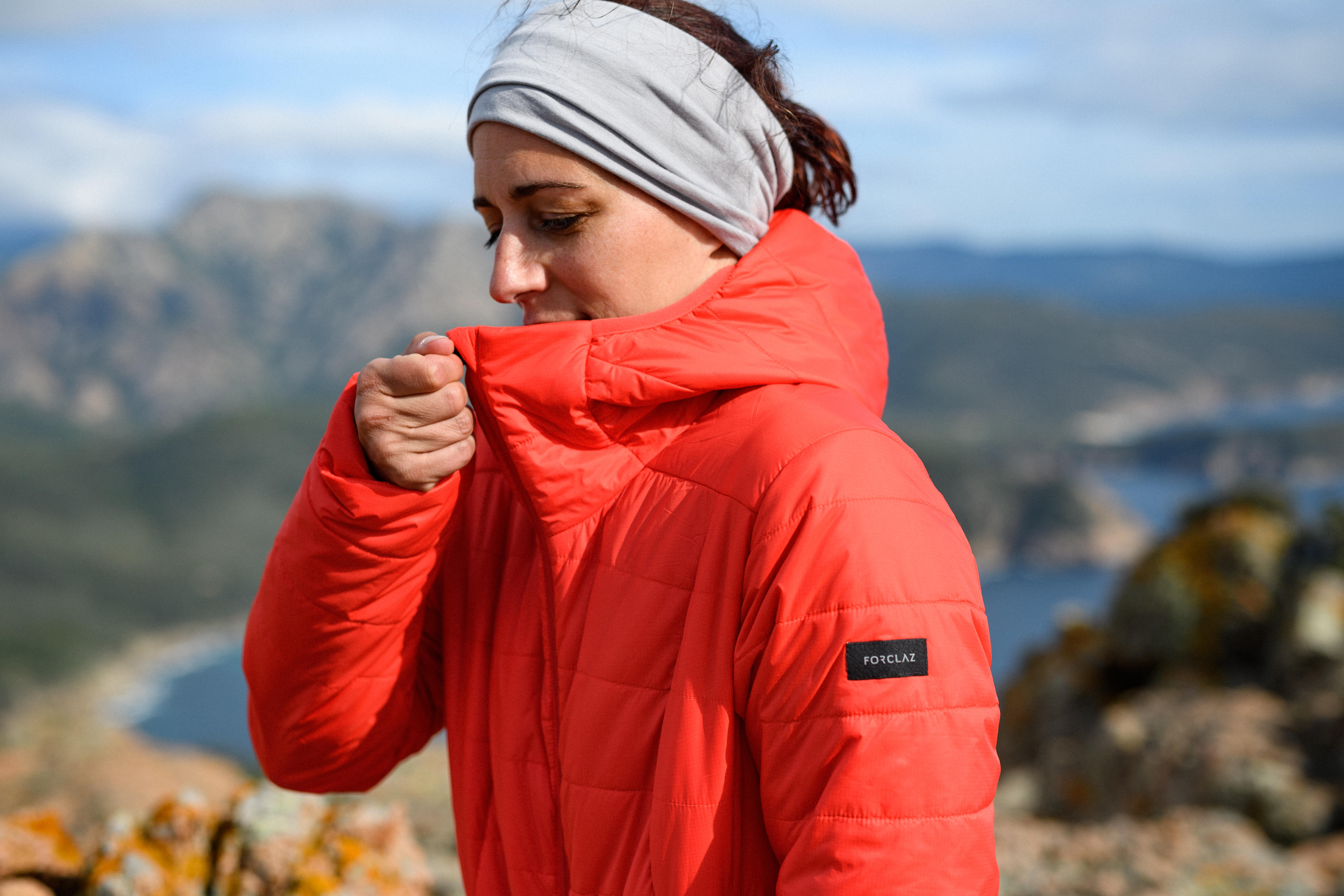 Women’s Hiking Jacket – MT 100 Black - FORCLAZ