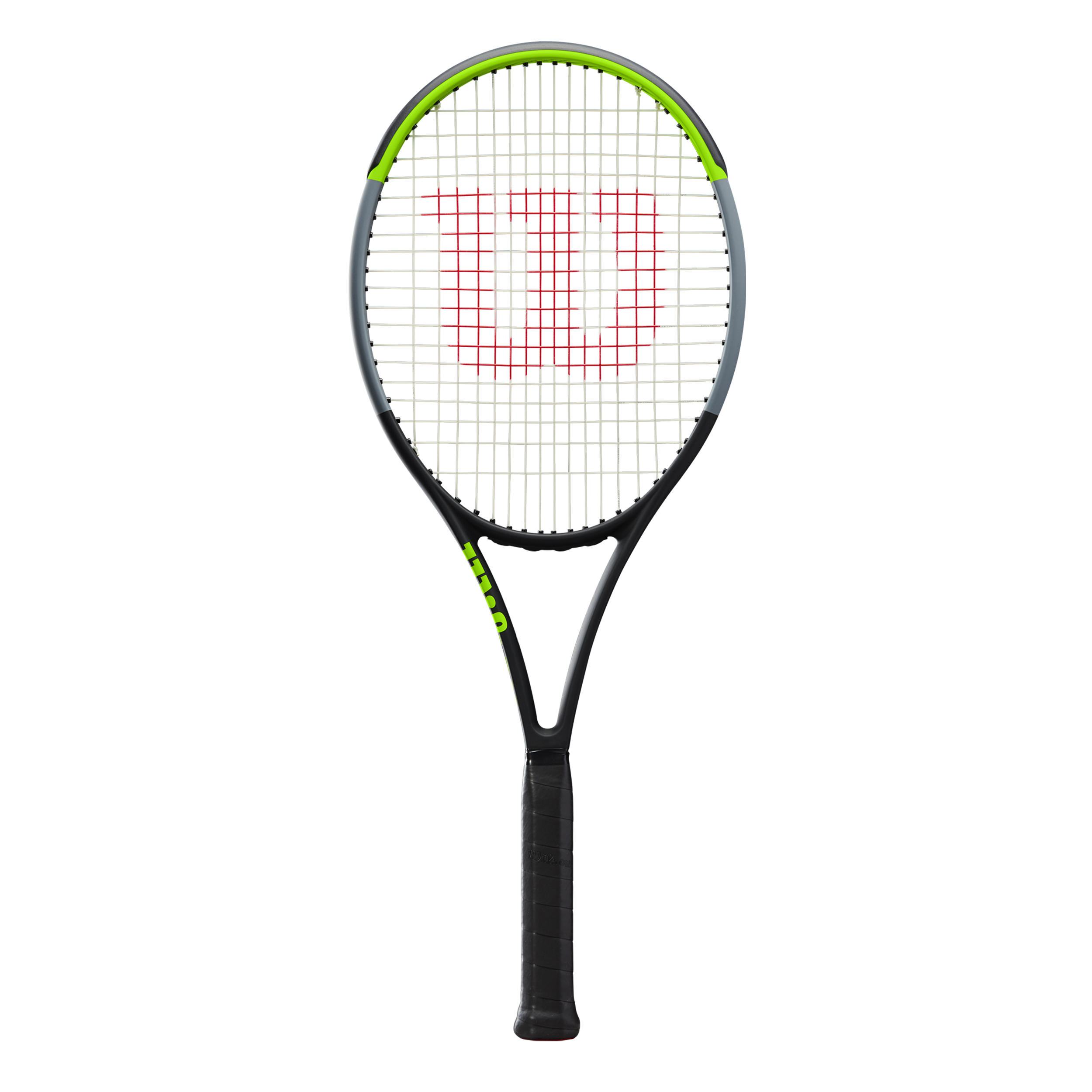 Wilson Blade Feel 100 Racchetta da Tennis Tennisti di Livello Intermedio Fibra di Carbonio e Basalto Nero//Lime