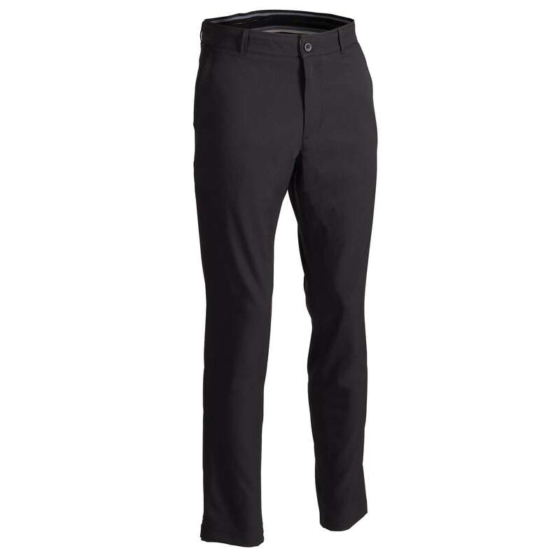 INESIS MEN’S BREATHABLE GOLF TROUSERS BLACK | Decathlon