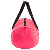 Bolsa deporte fitness plegable para ir al gym 30L rosa