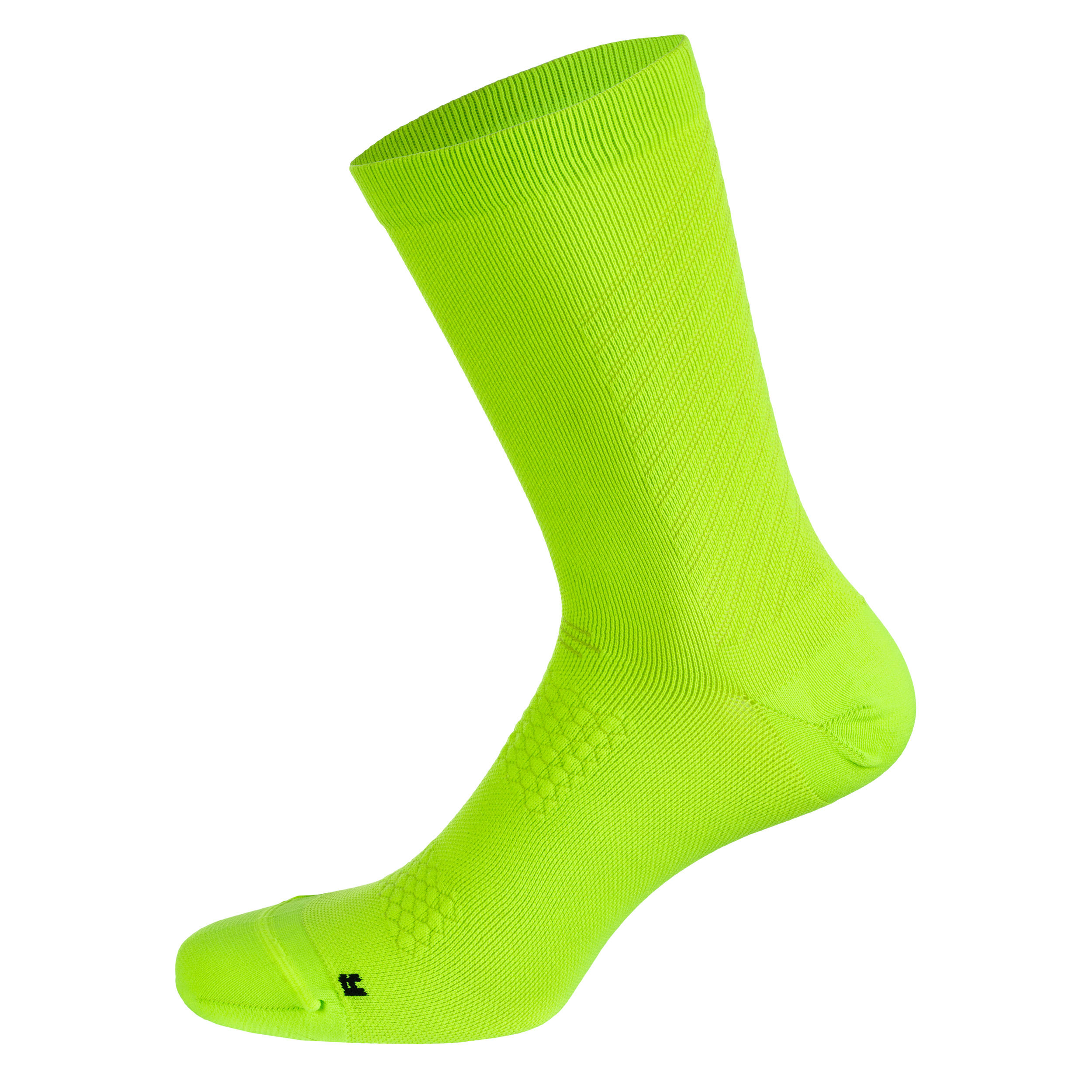 900 Road Sport Cycling Socks - Neon Yellow 3/3