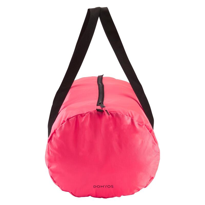 Skládací fitness taška 30 l růžová