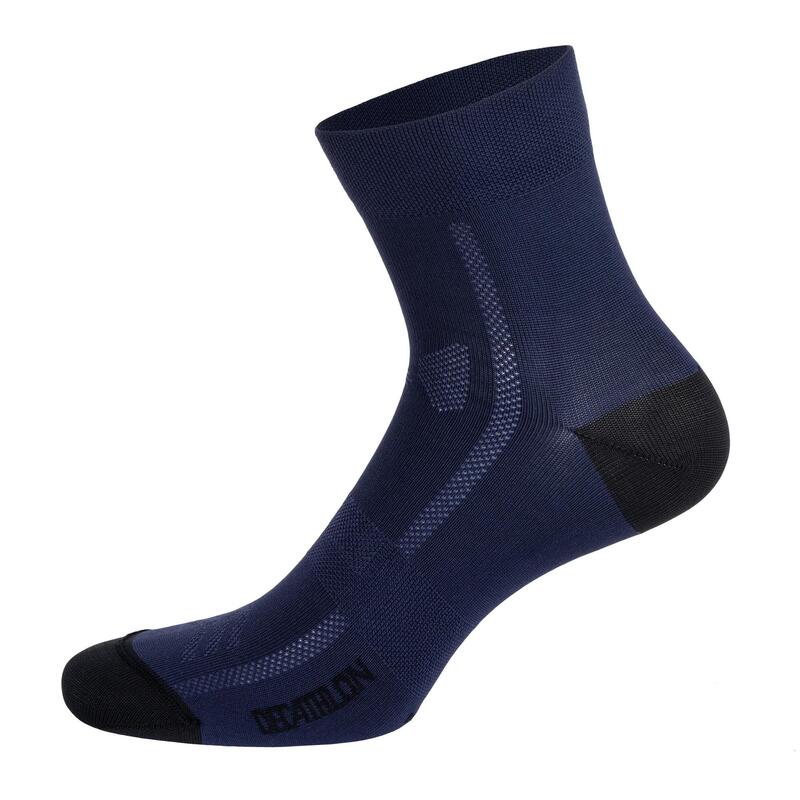 Chaussettes vélo ROADR 500 bleu marine