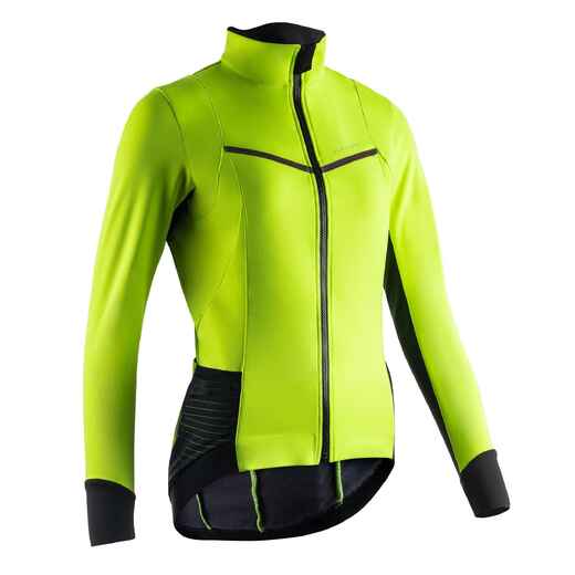 
      Fahrrad Winterjacke Rennrad RR 900 Damen neongelb
  