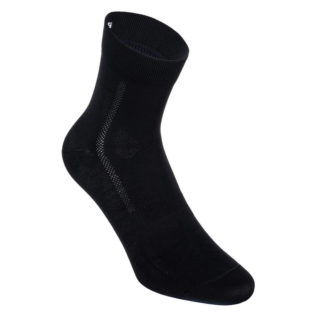 Summer Road Cycling Socks 500 - Black