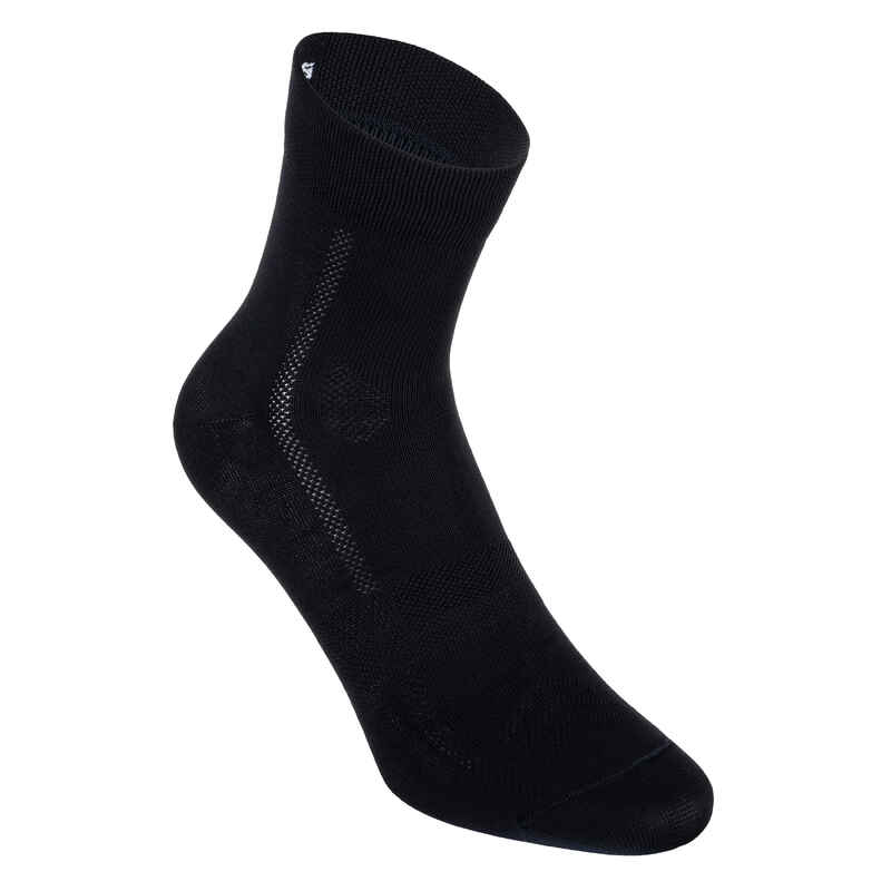 Fahrrad-Socken Rennrad RR 500 schwarz Fahrrad-Socken Rennrad RR 500 schwarz