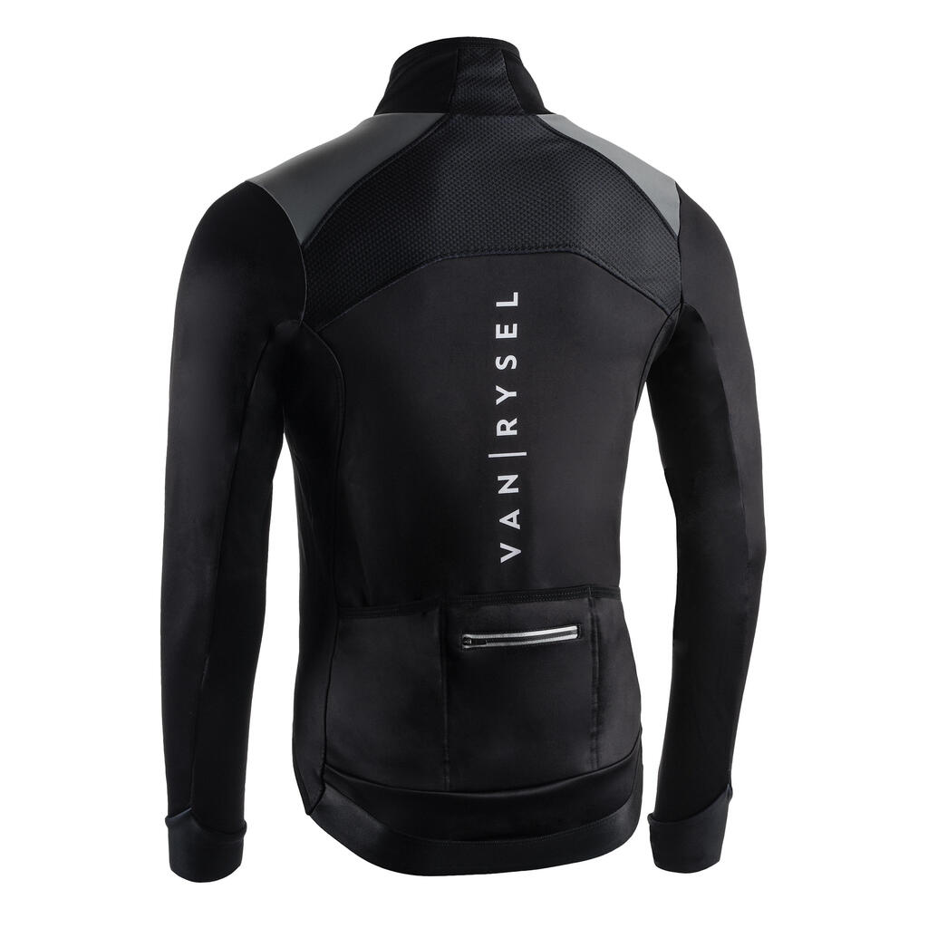 Fahrrad Winterjacke RR 900 für kalte Temperaturen schwarz