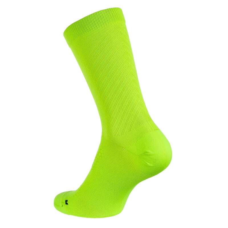 VAN RYSEL 900 Road Sport Cycling Socks - Neon Yellow ...