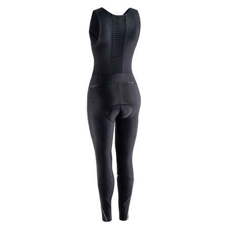 Women's Winter Cycling Bib Tights - Quick Zip