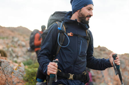 Topi Trekking Gunung Wol Merino - TREK 500 - Biru