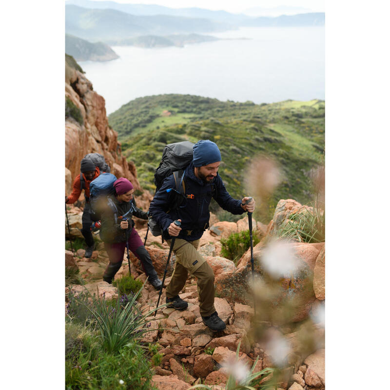 BONNET EN LAINE MERINOS DE TREKKING - MT500 - BLEU