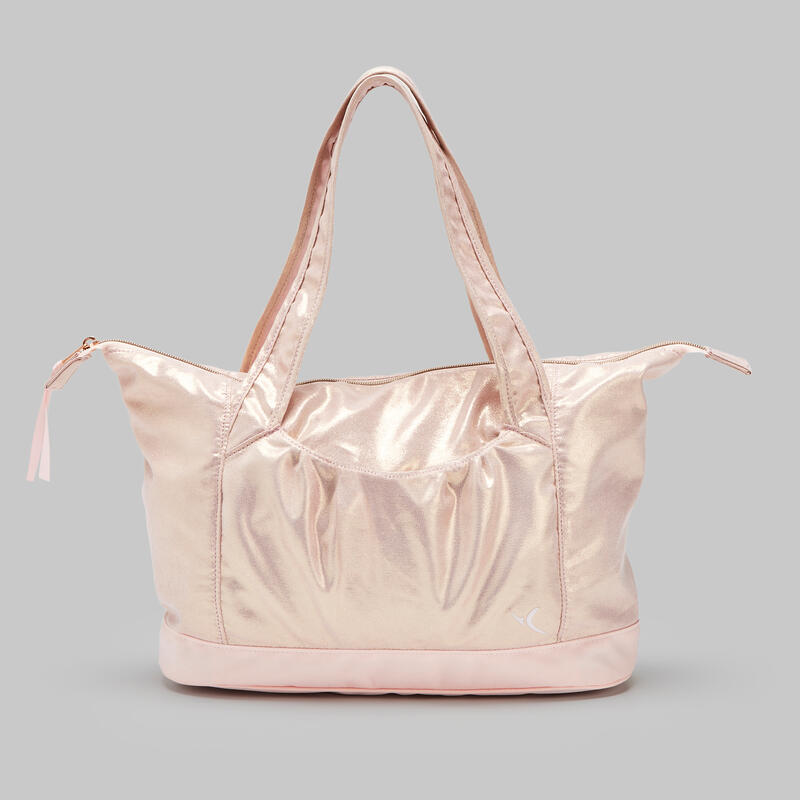 rose gold dance bag