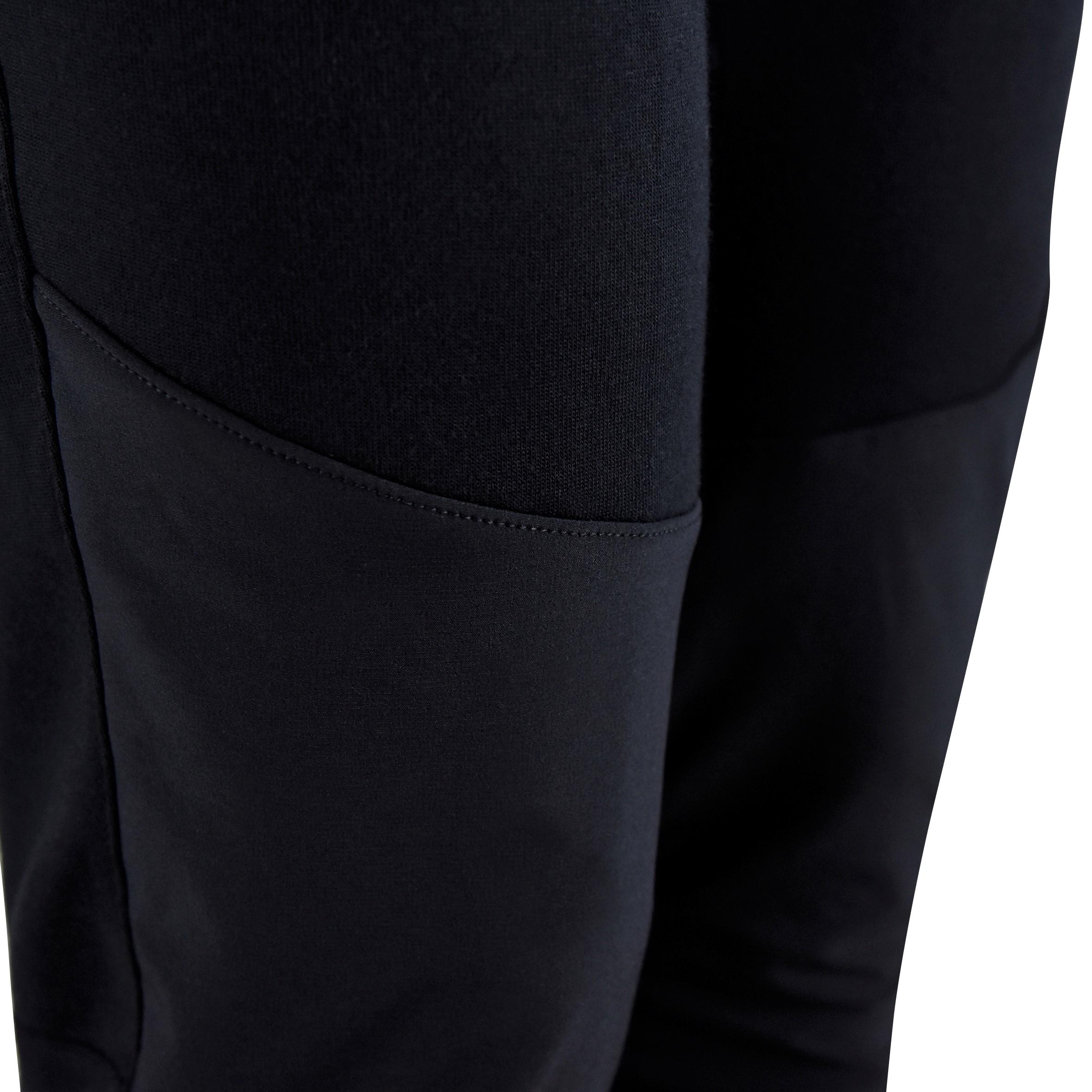 500 Boys' Gym Breathable Durable Warm Slim-Fit Cotton Bottoms - Black 7/7