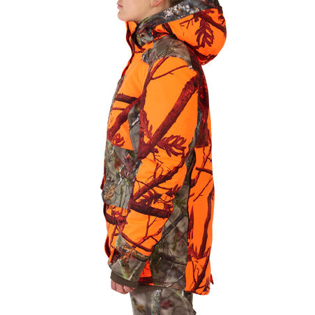 КУРТКА УТЕПЛЕННАЯ ВОДОНЕПРОНИЦАЕМАЯ 3 В 1 ДЛЯ ОХОТЫ ЖЕН. 500