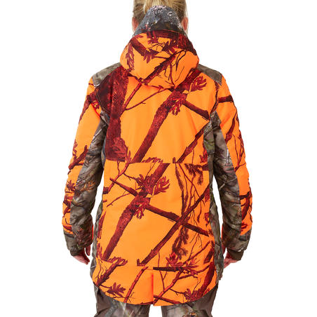 КУРТКА УТЕПЛЕННАЯ ВОДОНЕПРОНИЦАЕМАЯ 3 В 1 ДЛЯ ОХОТЫ ЖЕН. 500