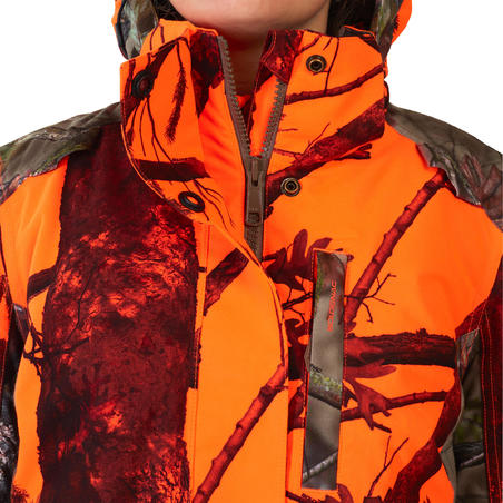КУРТКА УТЕПЛЕННАЯ ВОДОНЕПРОНИЦАЕМАЯ 3 В 1 ДЛЯ ОХОТЫ ЖЕН. 500