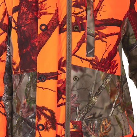 КУРТКА УТЕПЛЕННАЯ ВОДОНЕПРОНИЦАЕМАЯ 3 В 1 ДЛЯ ОХОТЫ ЖЕН. 500