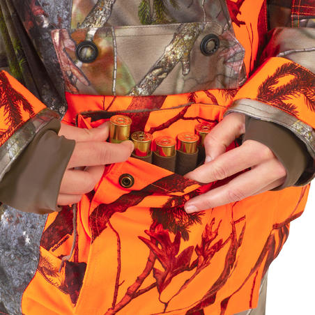 КУРТКА УТЕПЛЕННАЯ ВОДОНЕПРОНИЦАЕМАЯ 3 В 1 ДЛЯ ОХОТЫ ЖЕН. 500