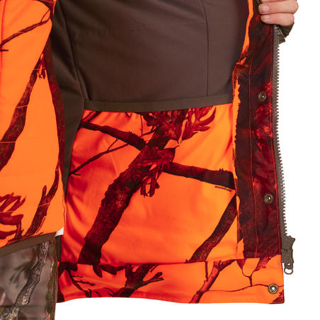 КУРТКА УТЕПЛЕННАЯ ВОДОНЕПРОНИЦАЕМАЯ 3 В 1 ДЛЯ ОХОТЫ ЖЕН. 500