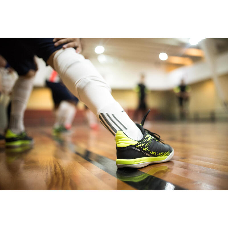 Chaussures de Futsal ESKUDO 500 gris jaune