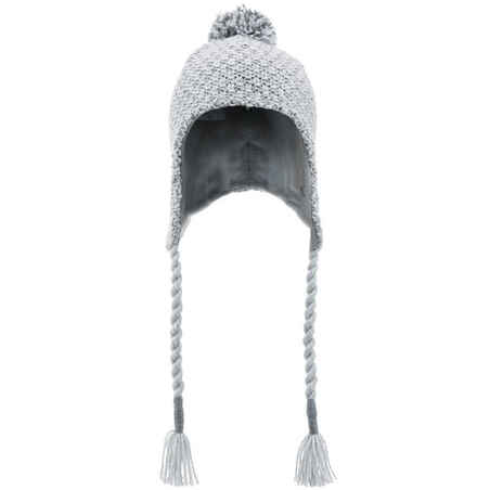 Kids’ Timeless Peruvian Ski Hat - Light Grey