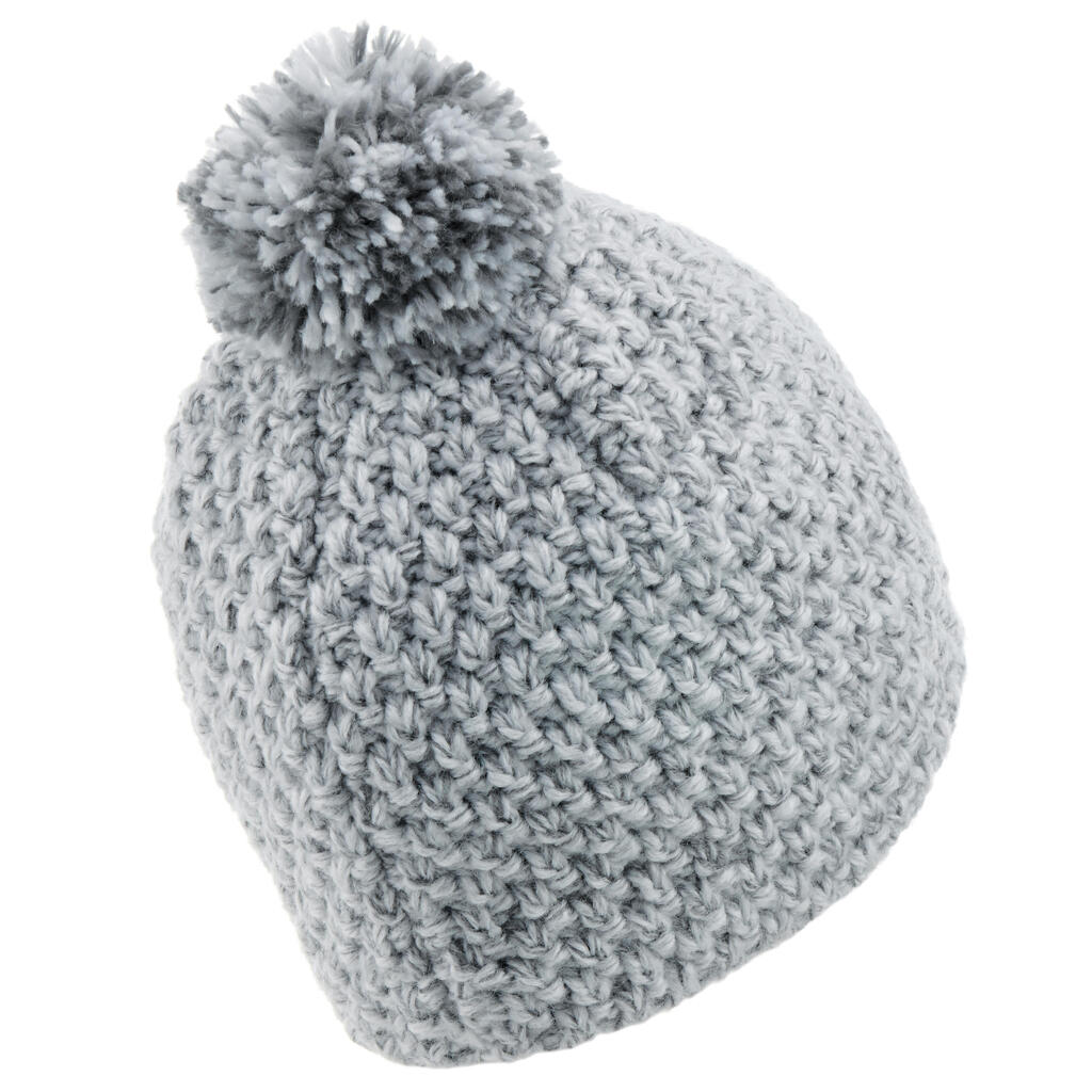 BONNET DE SKI ENFANT - TIMELESS - GRIS CLAIR