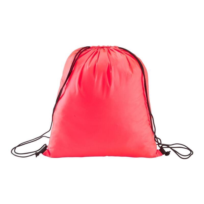 Sac à chaussures fitness pliable rose corail