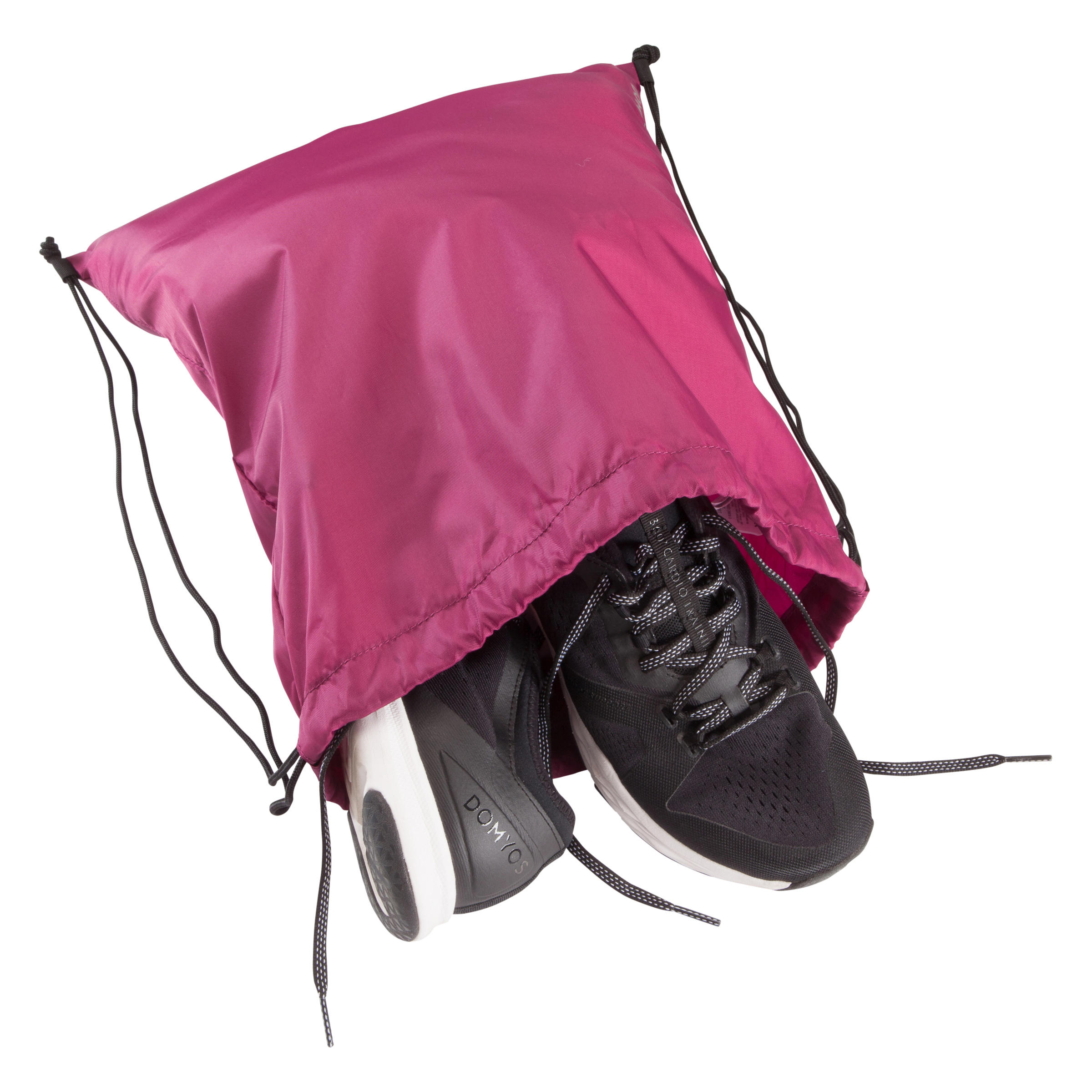 Fold-Down Fitness Shoe Bag - Burgundy 4/5