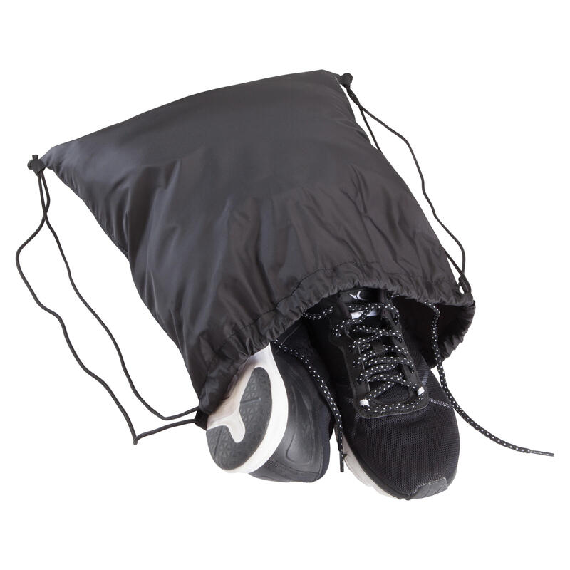 Opvouwbare schoenentas voor fitness zwart