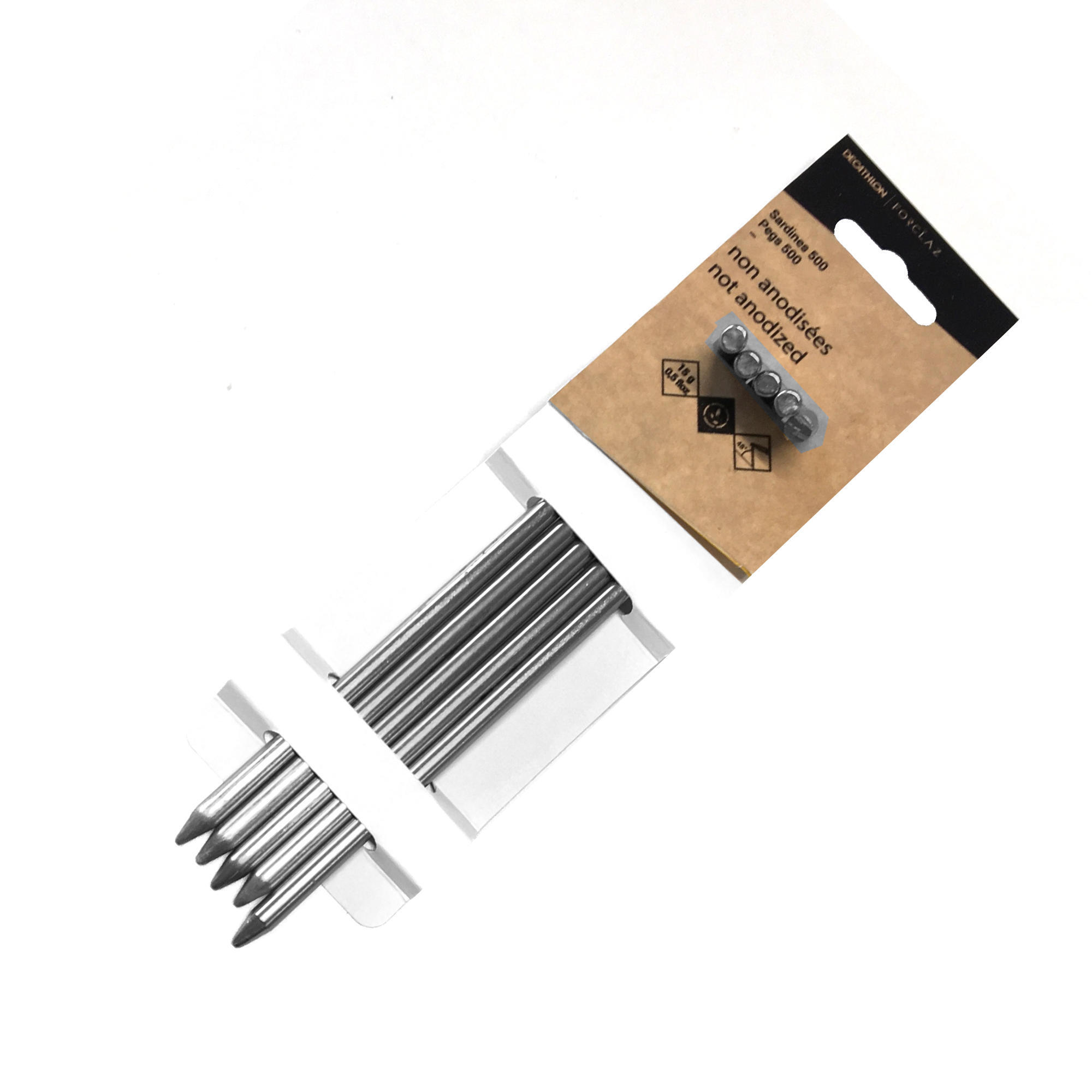 Piquetas no anodizadas alu 15 g para vivac (x5) 1/1