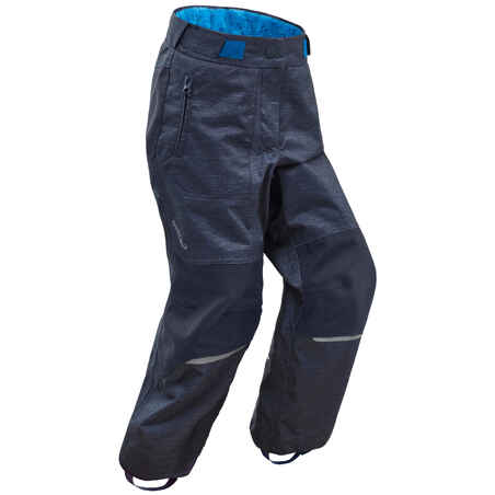 Vodoodporne tople pohodniške hlače SH500 U-WARM za otroke 