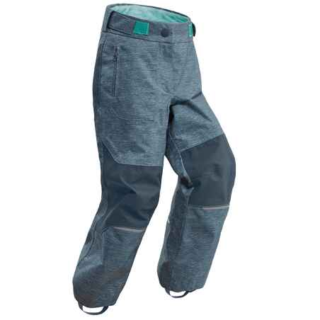 Pantalones de montaña trekking invierno Niños 2-6 Años Quechua SH500 Warm azul