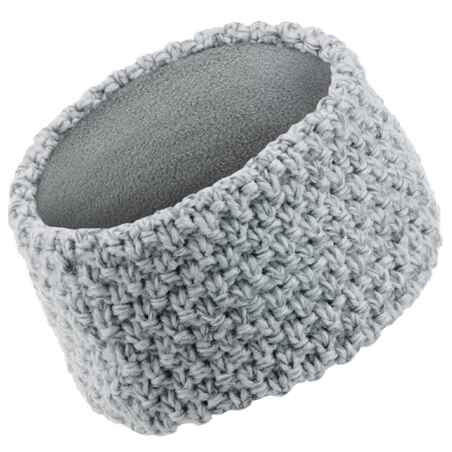 Kit DIY tricot - Fast Knit headband Clusia gris sans aiguilles