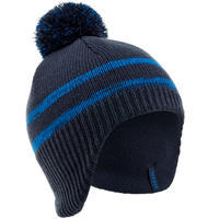 KIDS’ FLAP PERUVIAN SKI HAT NAVY BLUE