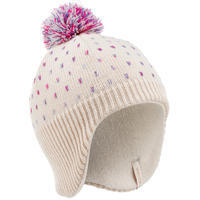 כובע סקי מתנפנף לילדים - בז'