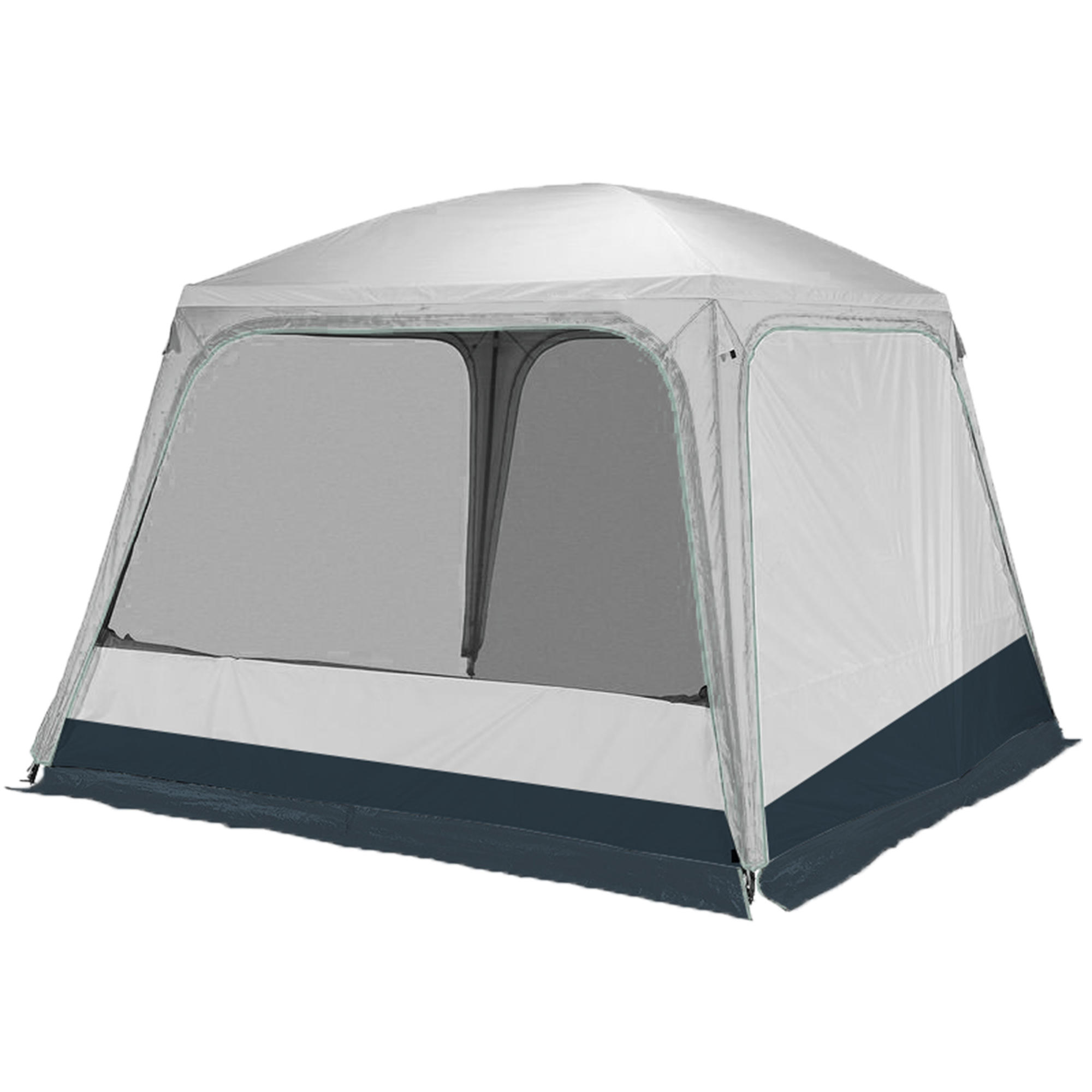 Camping Shelter with Poles 10-Person, Arpenaz Base Fresh