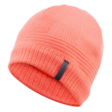 Дитяча лижна шапка Pure - Неоново-коралова