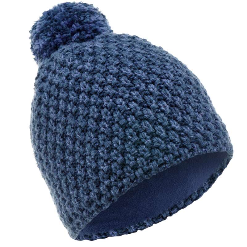 JUNIOR SKI AND SNOWBOARD HEADWEAR Skiing - JR TIMELESS HAT - NAVY WEDZE - Ski Wear