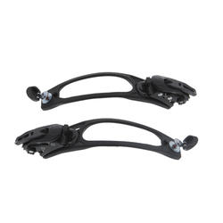 2 straps orteil pour 1 paire de fixations de snowboard wedze taille L (42/48)