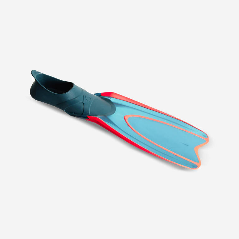 Adult Snorkelling Fins SNK 900 neon grey