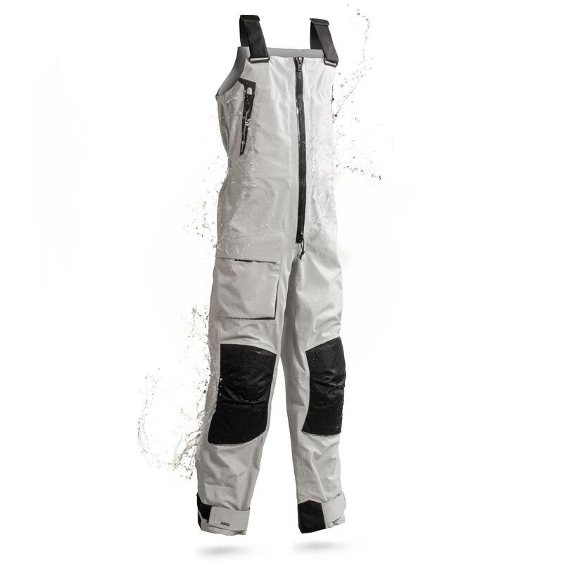 Salopette imperméable de voile régate Race Offshore 900 Gris