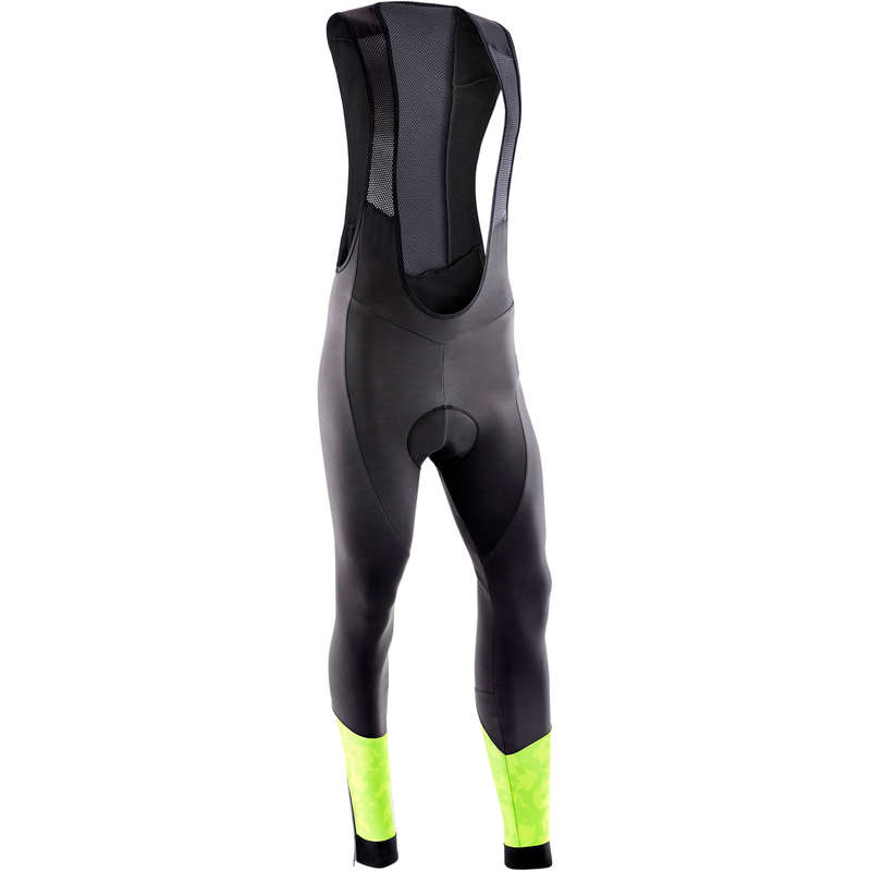 MEN COLD WEATHER ST MTB APPAREL Cycling - Men's Tights ST 500 - Black ROCKRIDER - Cycling