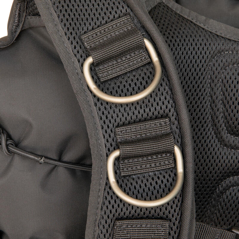 Tauchjacket SCD 500 B Schwarz Grau