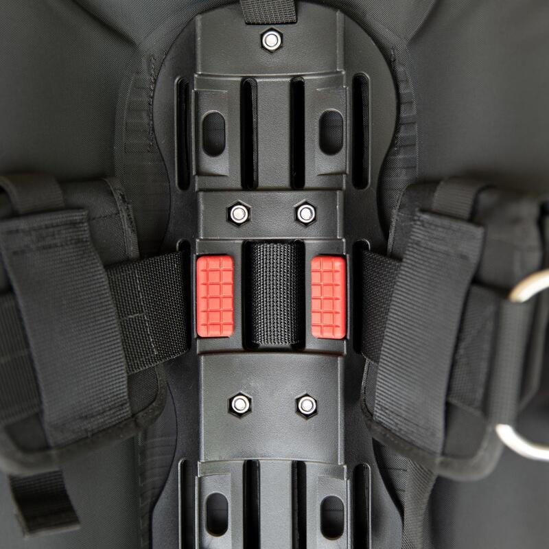 Tauchjacket SCD 500 B Schwarz Grau