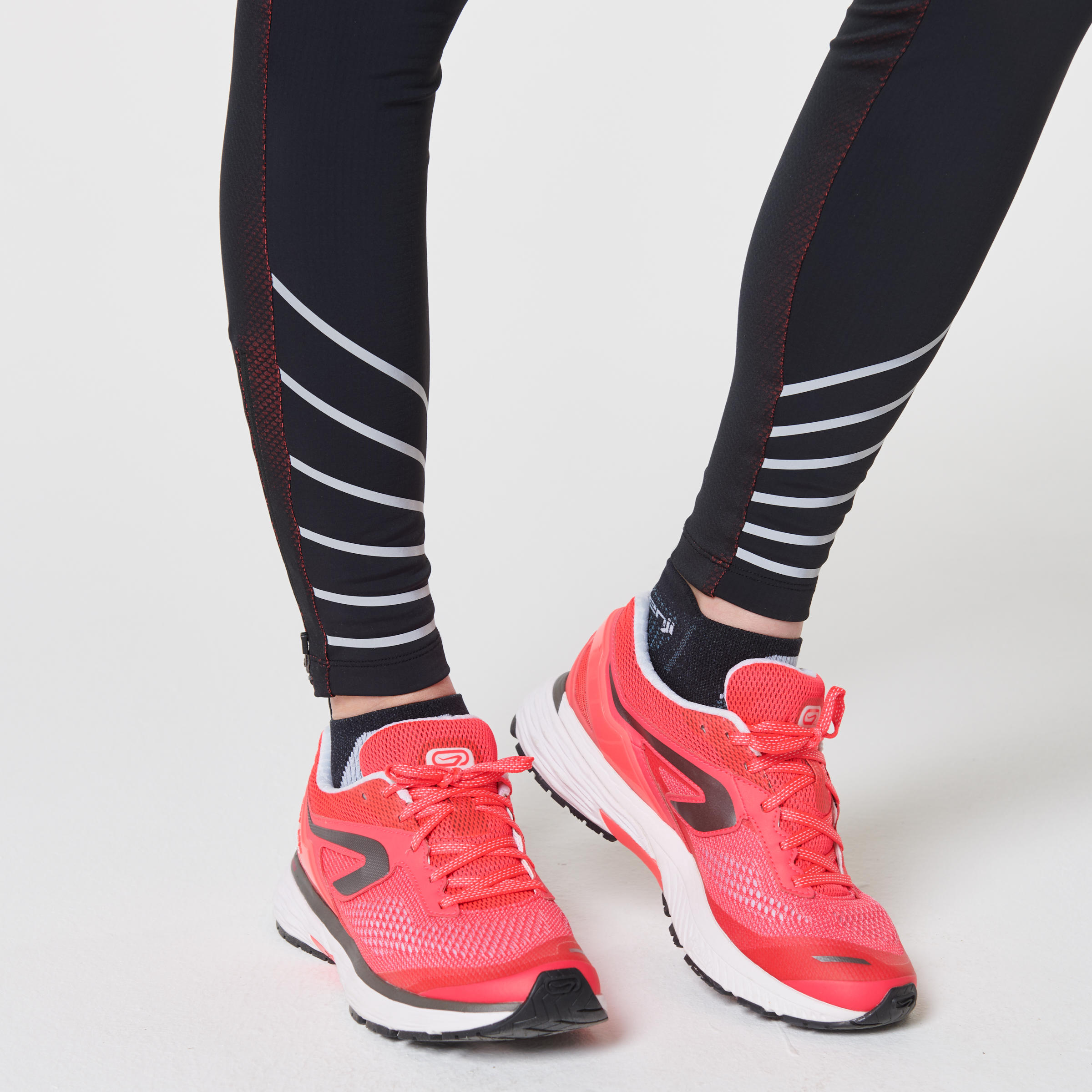 WOMEN'S RUNNING TIGHTS KIPRUN WARM - BLACK 11/14