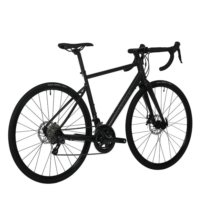 700C RC 500 Aluminium Road Bike - Black