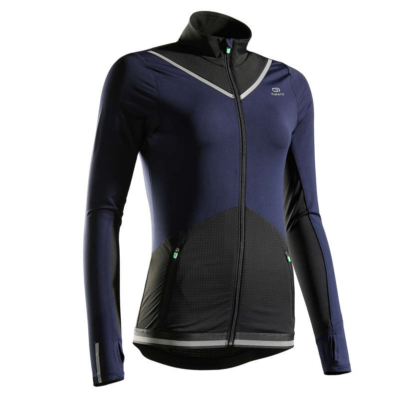 WOMAN WARM/MILD WEATHER RUNNING CLOTHES - WOMEN'S JACKET KIPRUN WARM KIPRUN